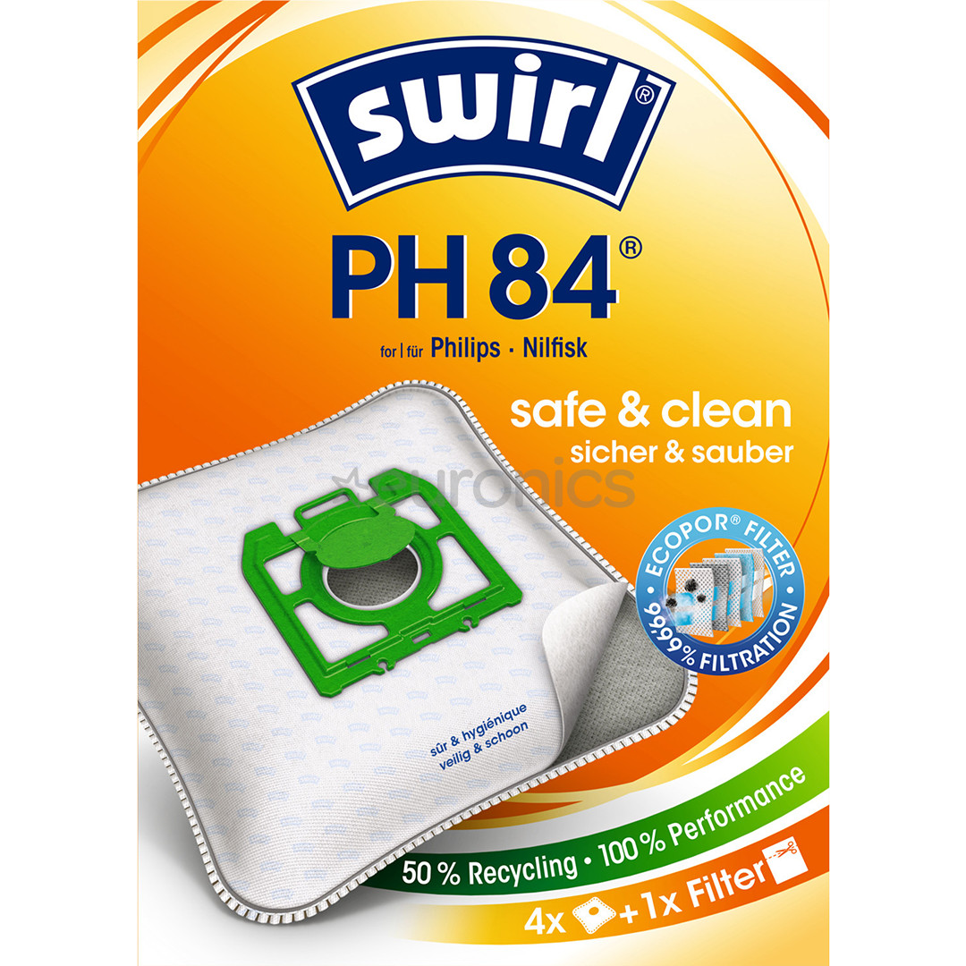 Swirl, 4 gab. - Putekļu sūcēju maisiņi