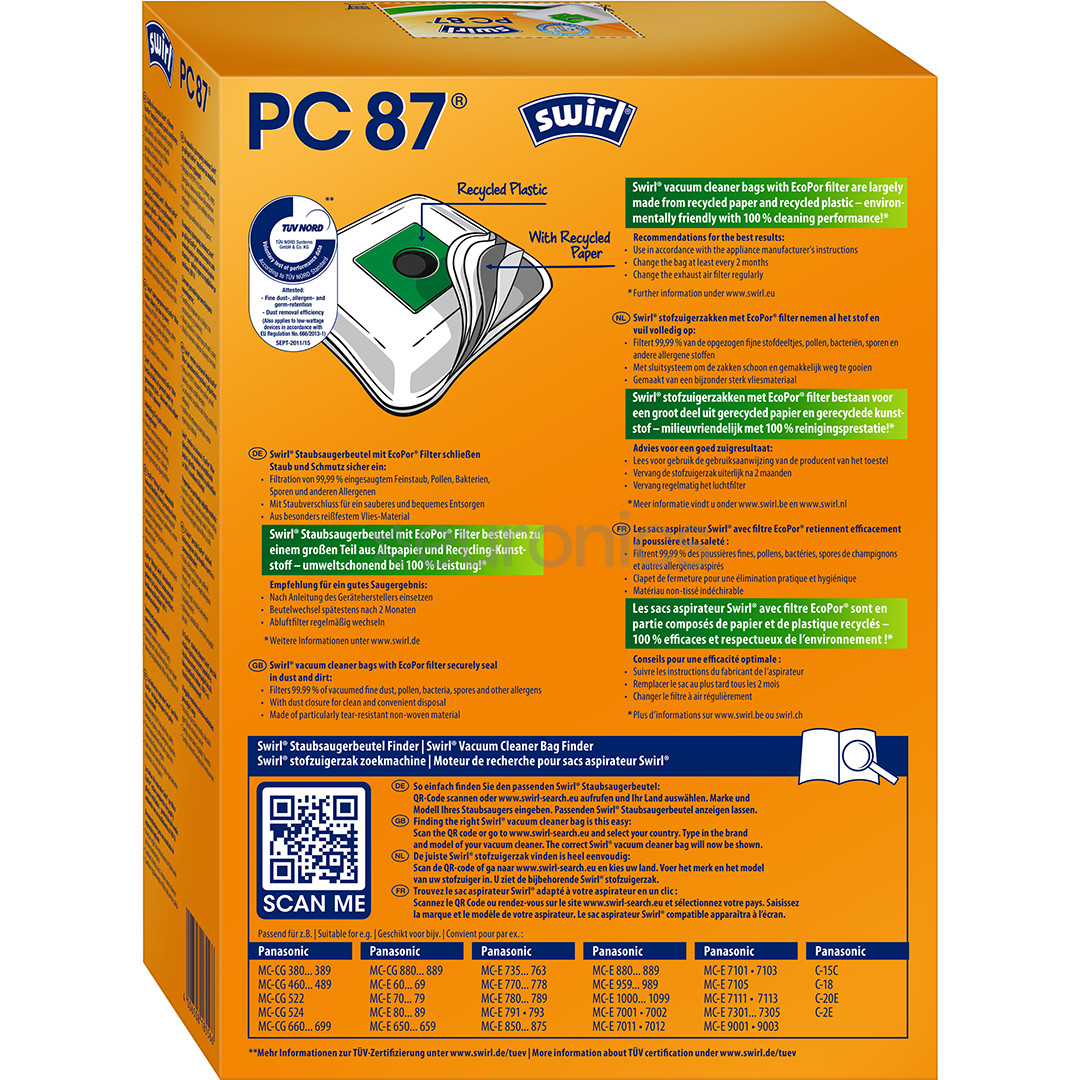 Swirl, 4 шт. - Пылесборники