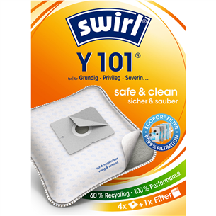 Swirl, 4 gab. - Putekļu sūcēja maisiņi Y101MNEW