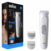 Braun Series 3, balta - Ķermeņa trimmeris