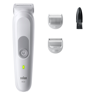 Braun Series 3, balta - Ķermeņa trimmeris