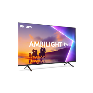Philips PUS8510, 43'', 4K UHD, QLED, черный - Телевизор