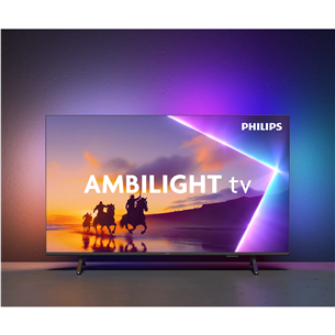 Philips PUS8510, 43'', 4K UHD, QLED, черный - Телевизор