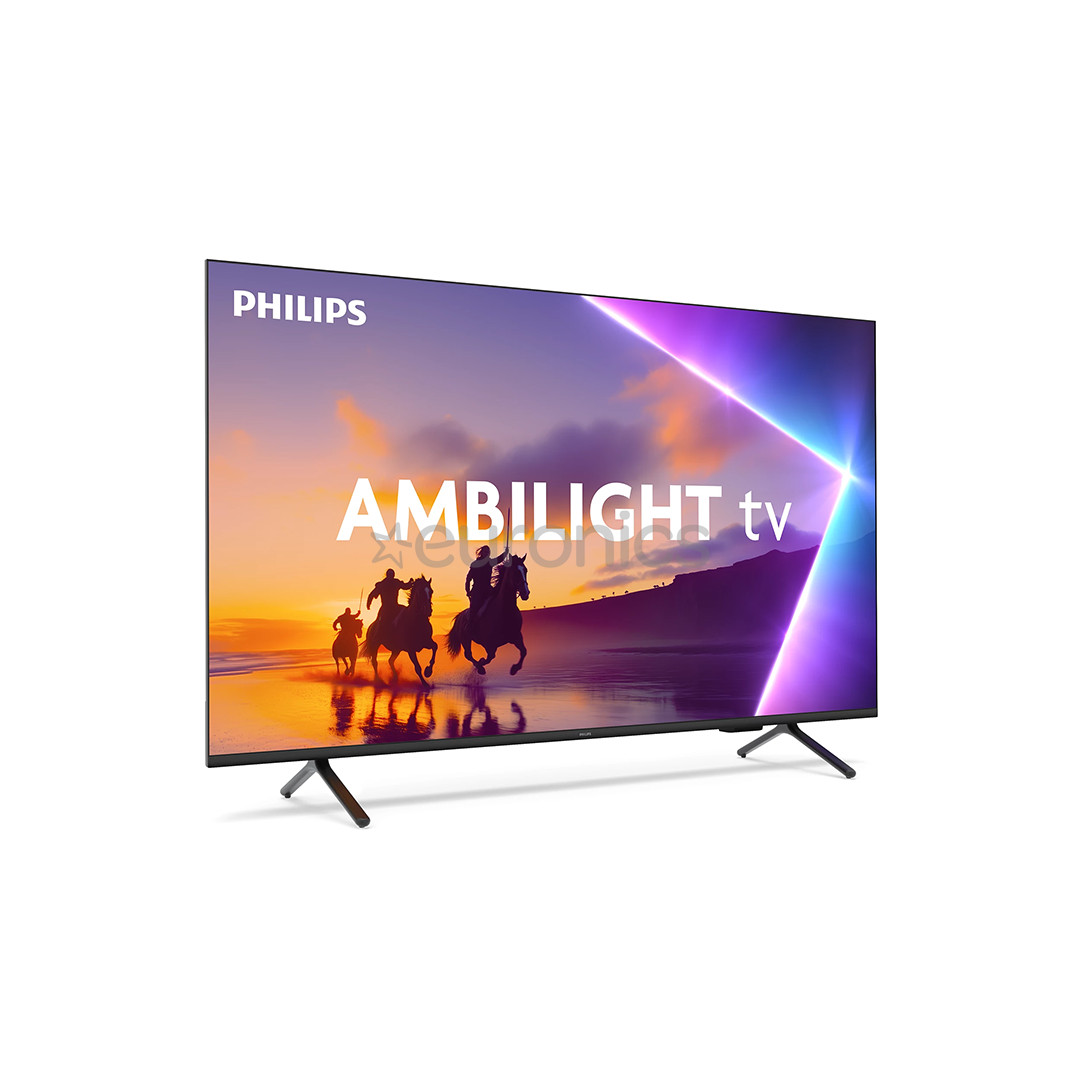 Philips PUS8510, 55'', 4K UHD, QLED, черный - Телевизор