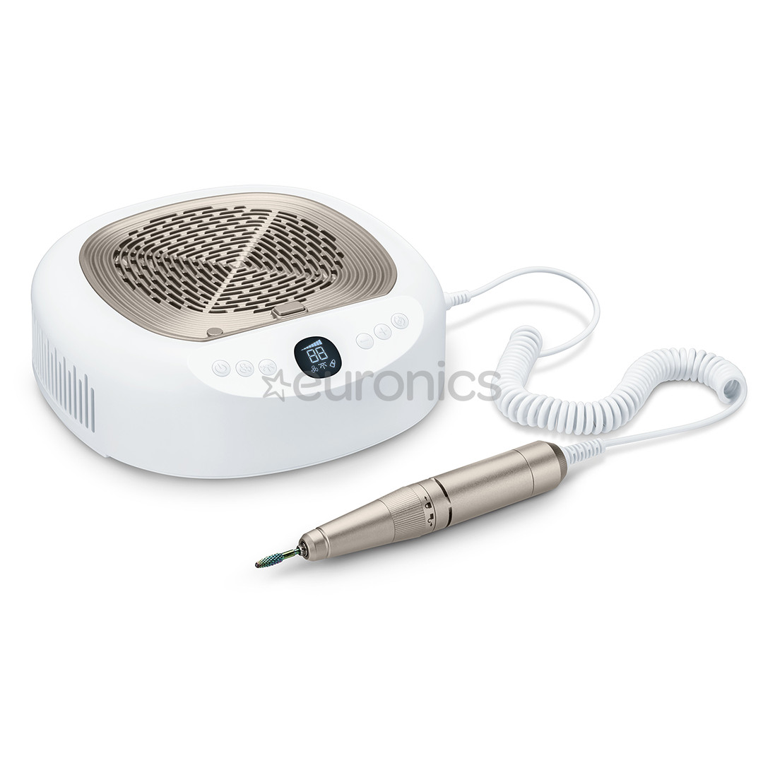 Beurer StudioNails Pro, 3 в 1, белый - Набор для маникюра и педикюра