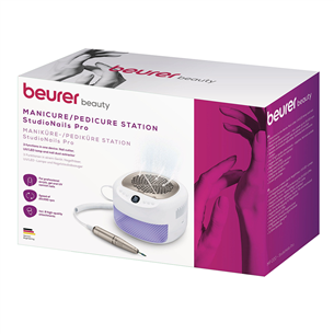 Beurer StudioNails Pro, 3-in-1, balta - Manikīra/pedikīra komplekts