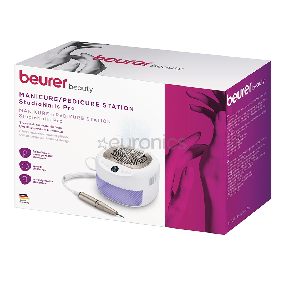 Beurer StudioNails Pro, 3-in-1, balta - Manikīra/pedikīra komplekts