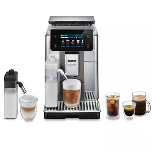 DeLonghi Primadonna Aromatic, серебристый - Кофемашина ECAM630.75TSM