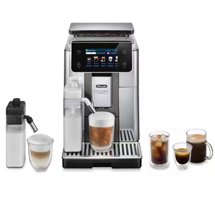 DeLonghi Primadonna Aromatic, sudraba - Kafijas automāts
