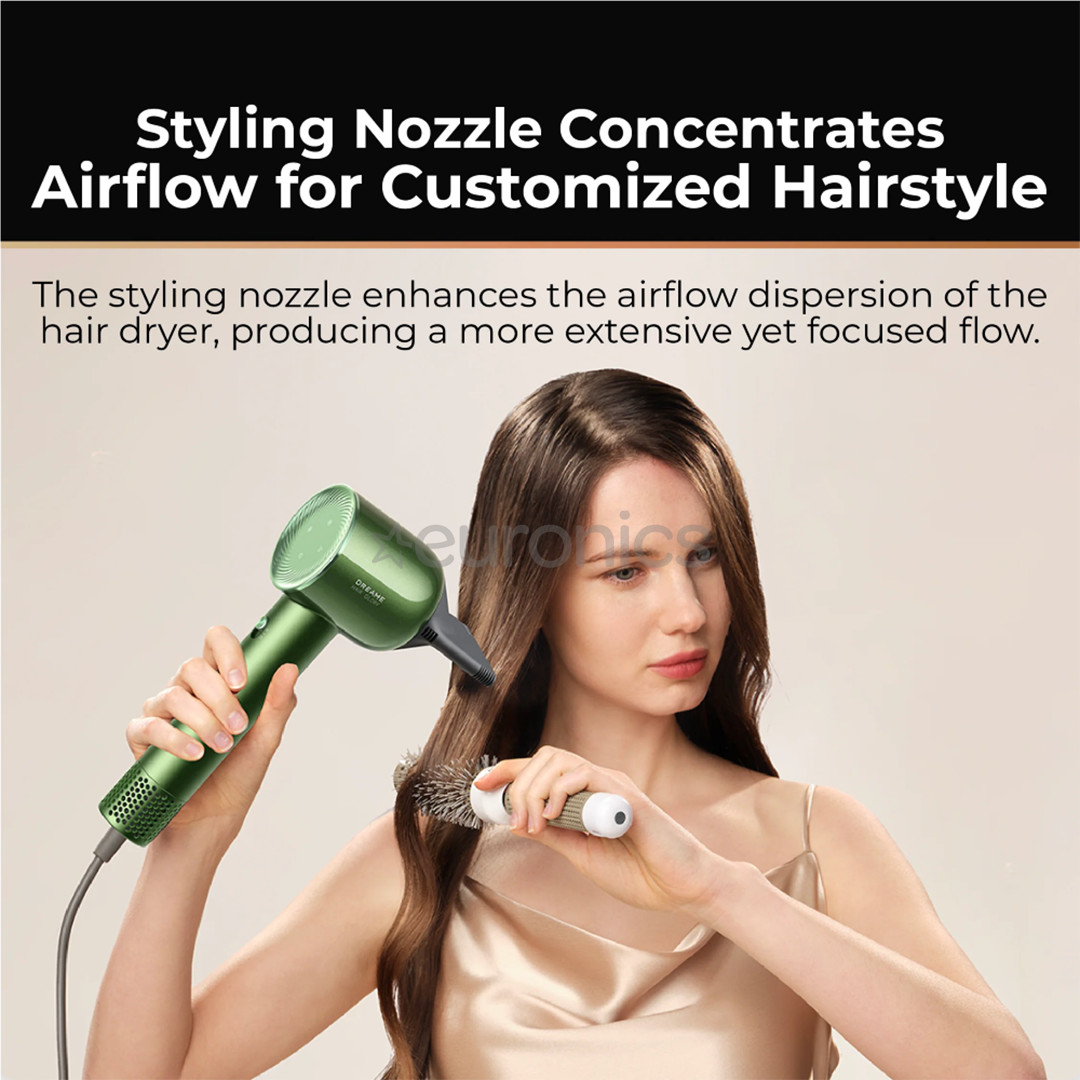 Dreame Hair Glory Master, zaļa - Matu fēns