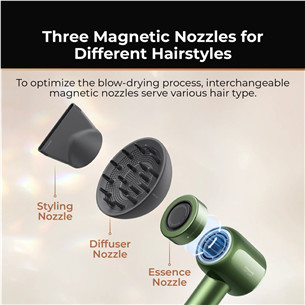 Dreame Hair Glory Master, zaļa - Matu fēns