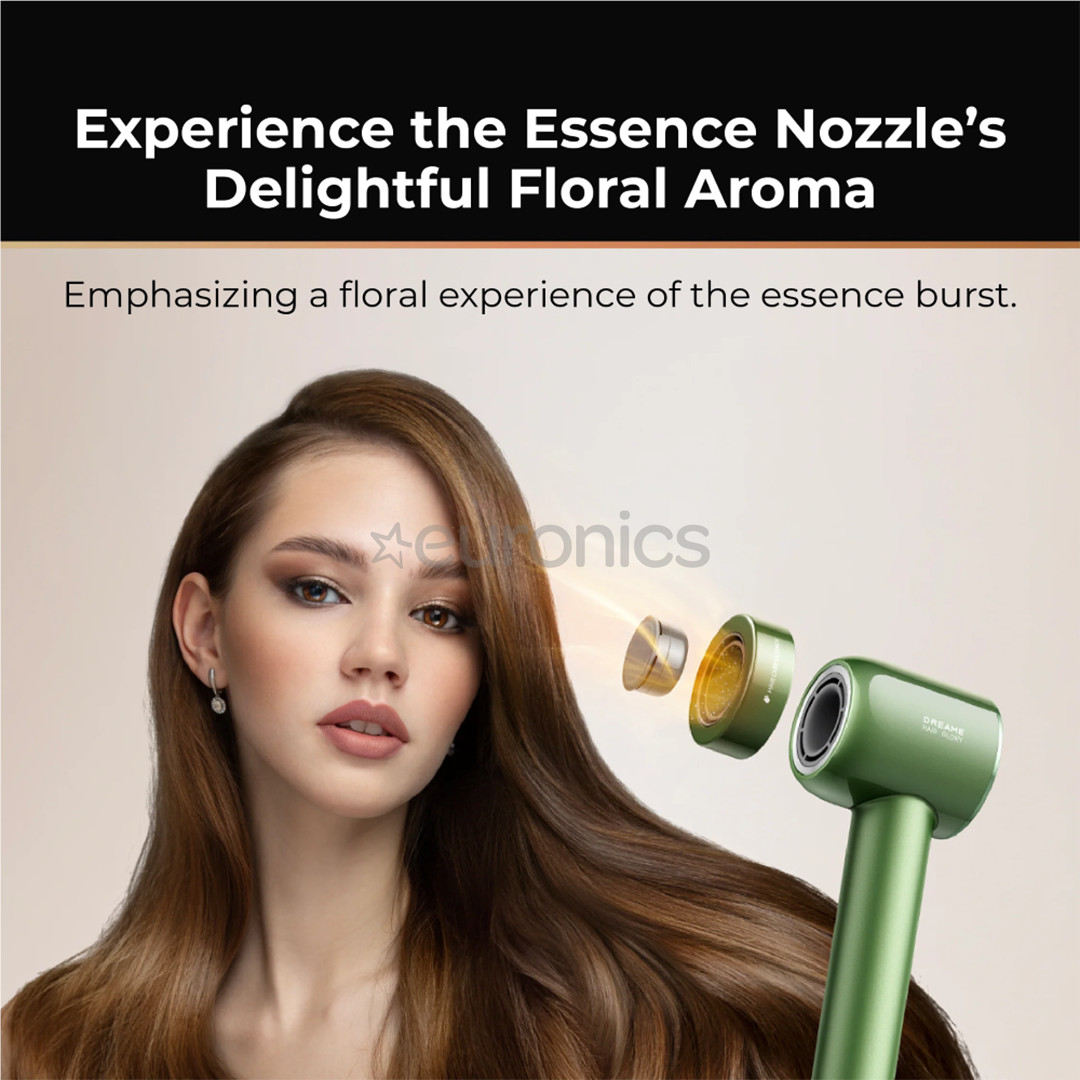 Dreame Hair Glory Master, zaļa - Matu fēns