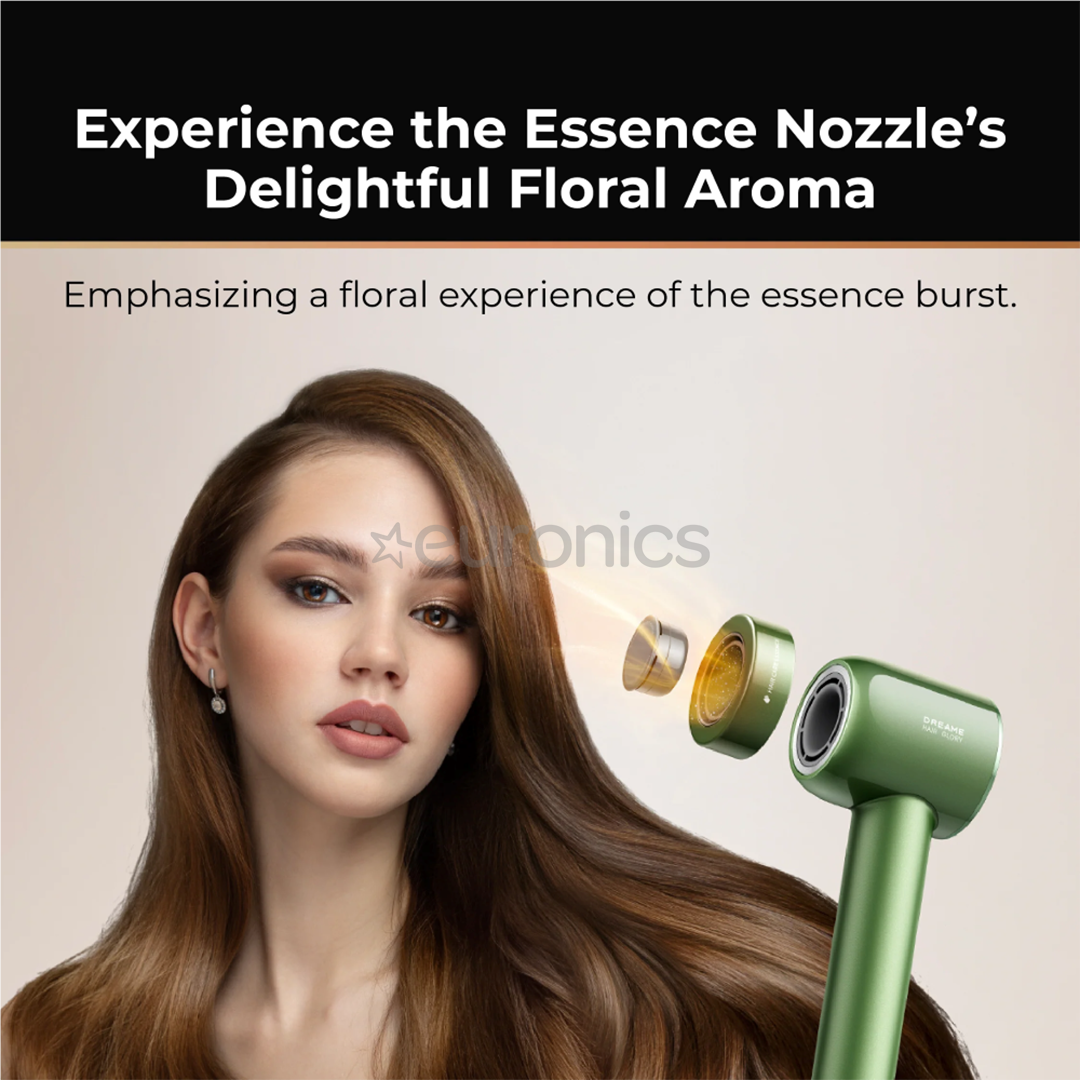 Dreame Hair Glory Master, zaļa - Matu fēns