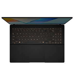 Asus Vivobook S 16 OLED, 16'', 3.2K, 120 Hz, OLED, Ryzen 7, 16 GB, 1 TB, Copilot+, ENG, melna - Portatīvais dators