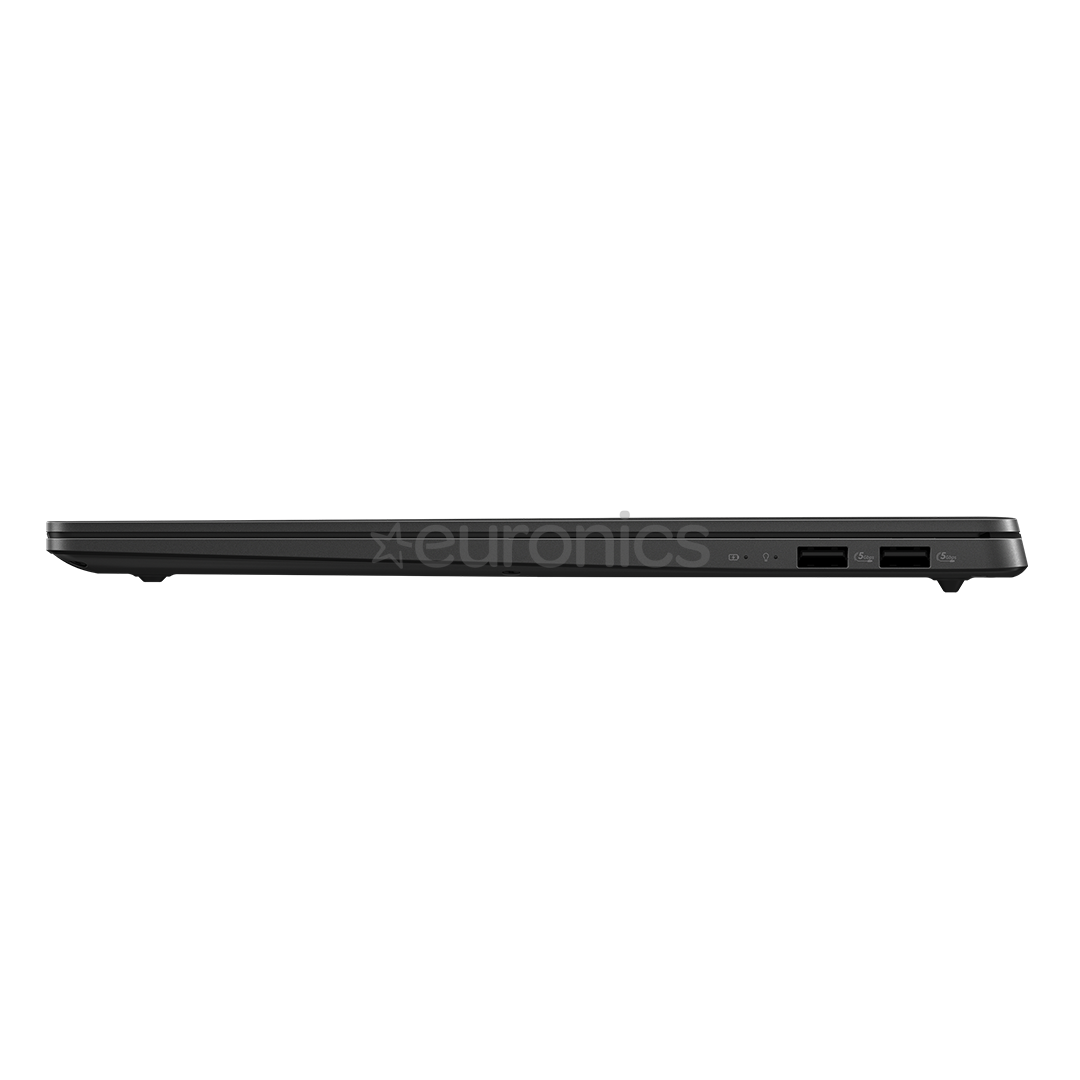 Asus Vivobook S 16 OLED, 16'', 3.2K, 120 Hz, OLED, Ryzen 7, 16 GB, 1 TB, Copilot+, ENG, melna - Portatīvais dators