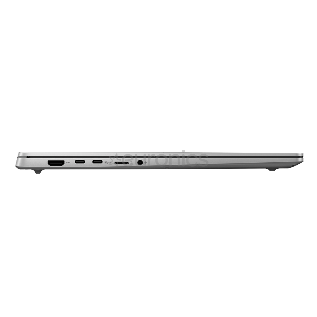 Asus Vivobook S 16 OLED, 16'', 3.2K, 120 Hz, OLED, Ryzen 7, 16 GB, 1 TB, Copilot+, ENG, sudraba - Portatīvais dators