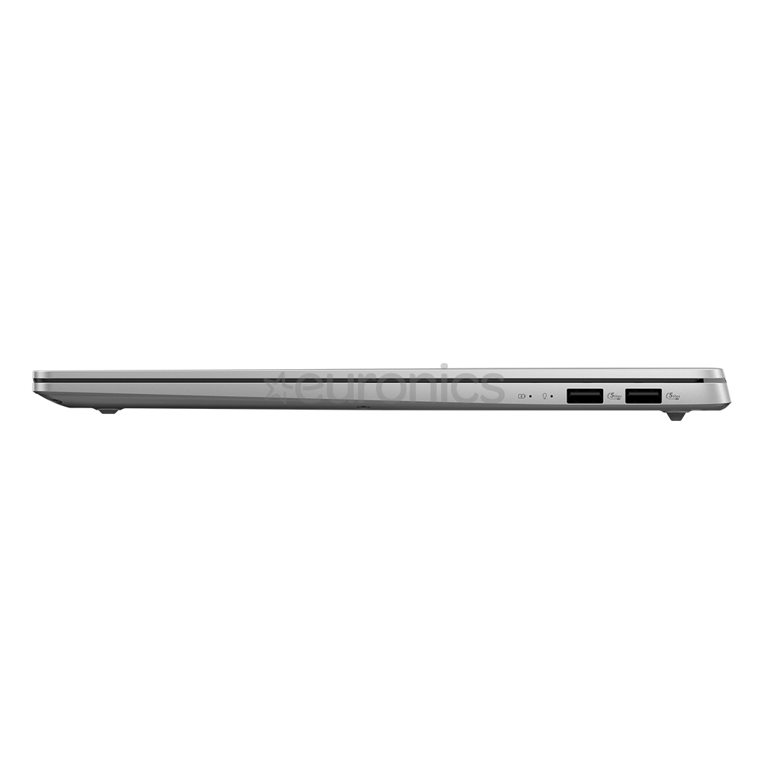 Asus Vivobook S 16 OLED, 16'', 3.2K, 120 Hz, OLED, Ryzen 7, 16 GB, 1 TB, Copilot+, ENG, sudraba - Portatīvais dators