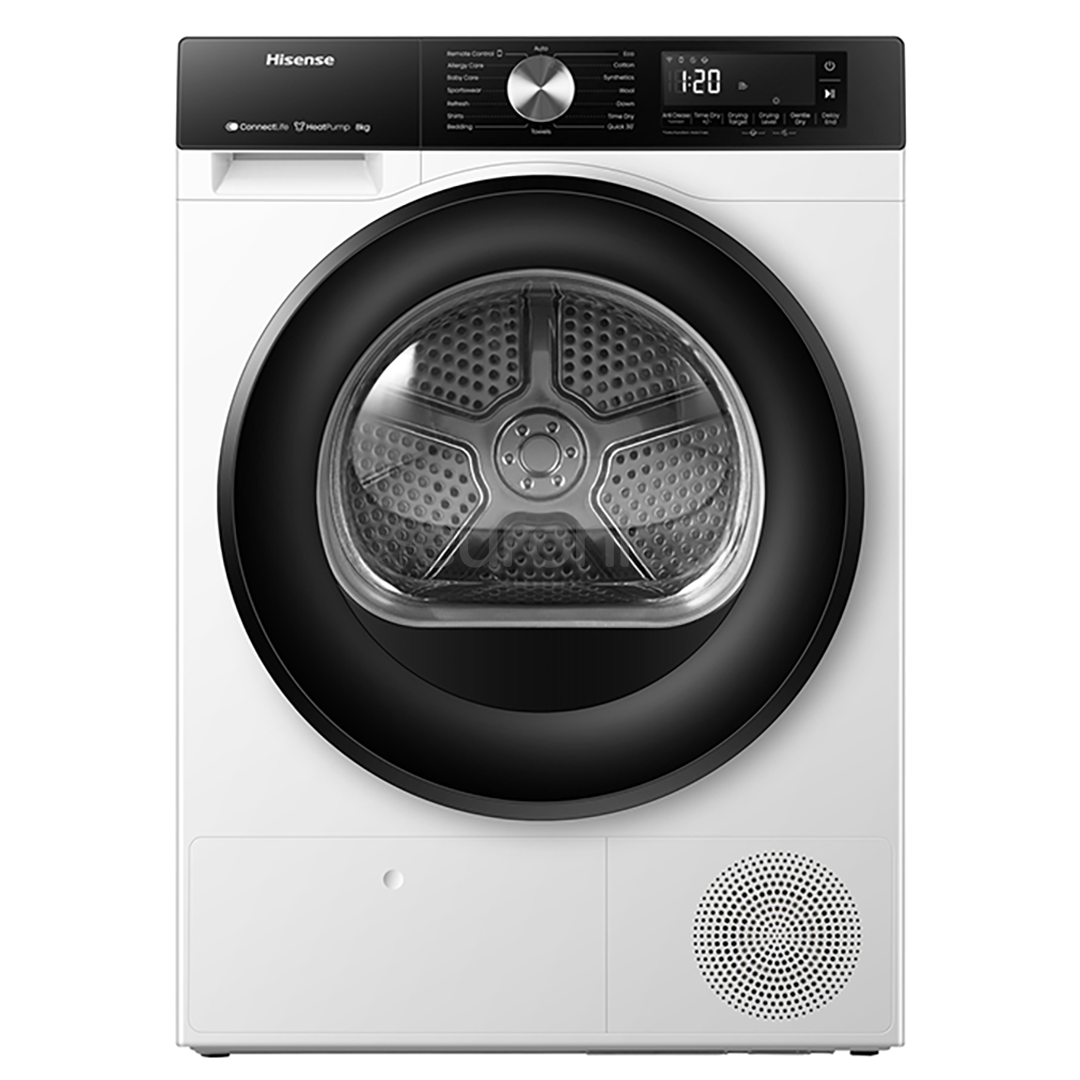 Hisense, 8 kg, dziļums 55 cm - Veļas žāvētājs