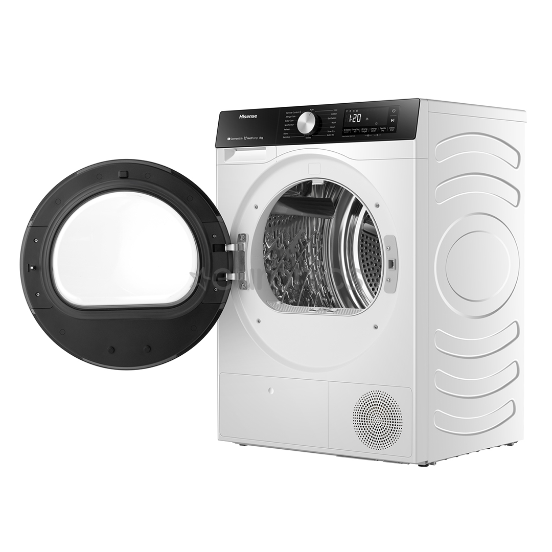 Hisense, 8 kg, dziļums 55 cm - Veļas žāvētājs