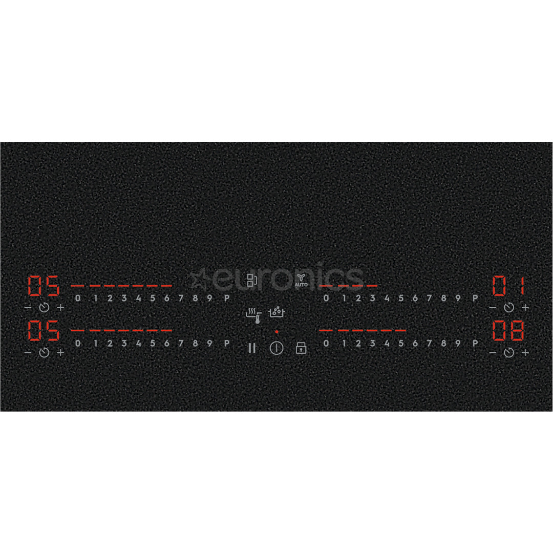 Electrolux 800 Series SaphirMatt, platums 77 cm, bez rāmja, melna - Iebūvējama indukcijas plīts virsma