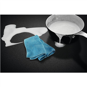 Electrolux 800 Series SaphirMatt, platums 77 cm, bez rāmja, melna - Iebūvējama indukcijas plīts virsma