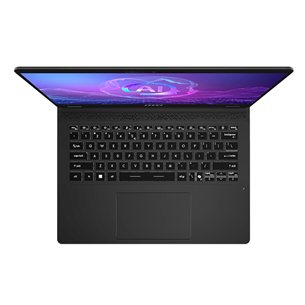 MSI Prestige 14 AI+ EVO, 14'', 2.8K, OLED, 120 Hz, Ultra 7, 32 GB, 1 TB, ENG, tumši pelēks - Portatīvais dators