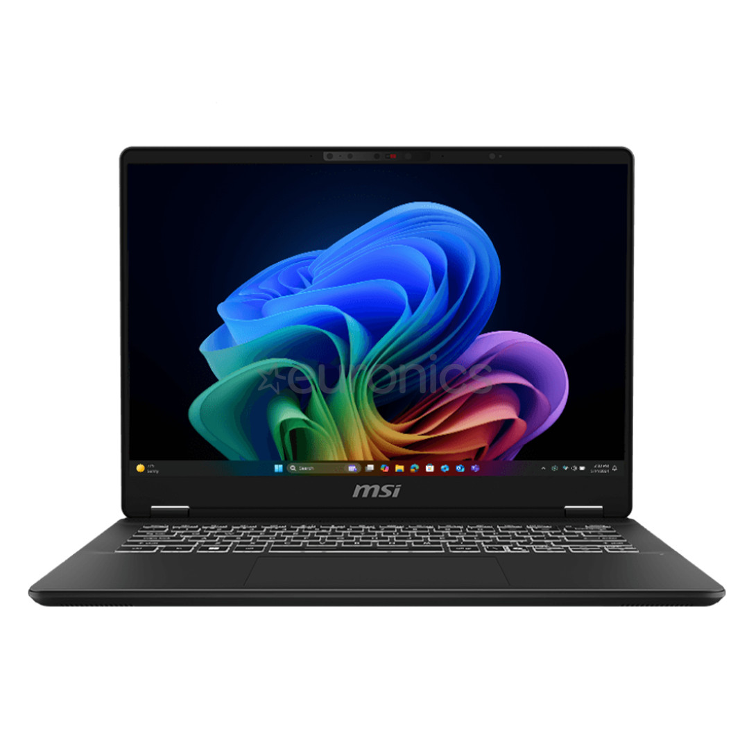 MSI Prestige 16 AI+ EVO, 16'', UHD+, OLED, Ultra 9, 32 GB, 1 TB, ENG, tumši pelēka - Portatīvais dators