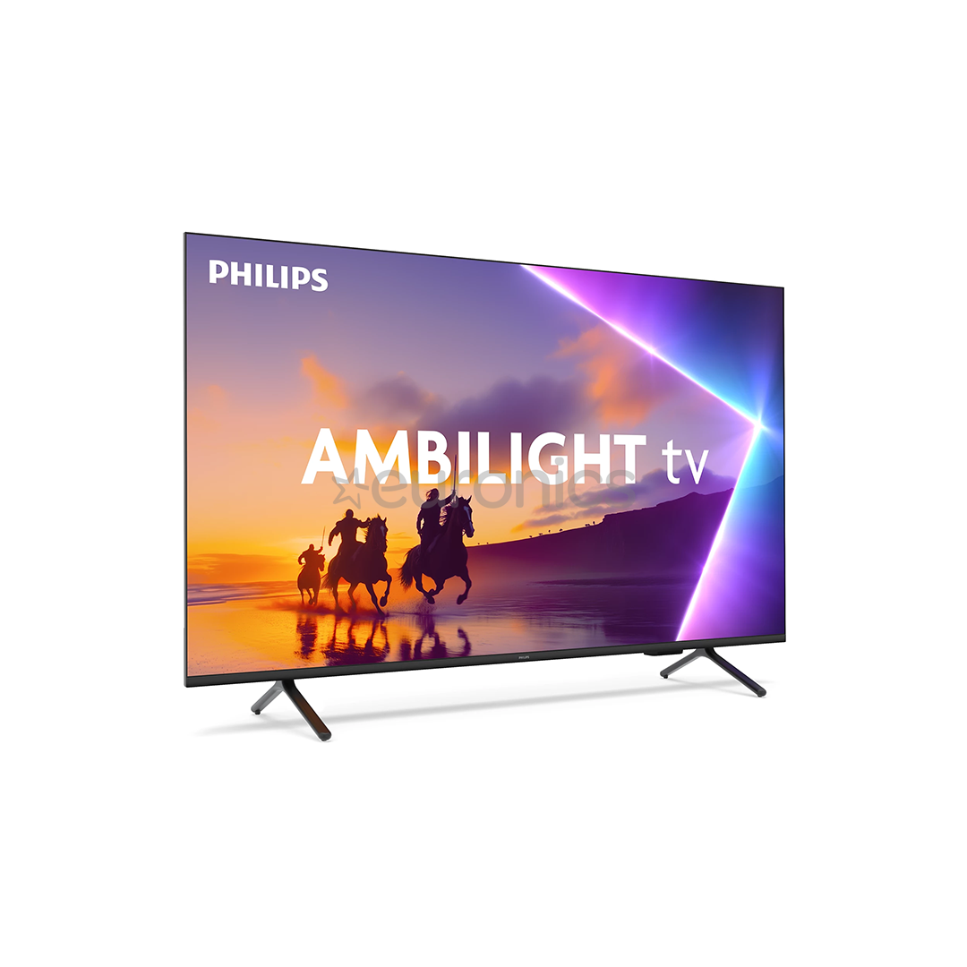 Philips PUS8510, 65'', 4K UHD, QLED, matte black - TV