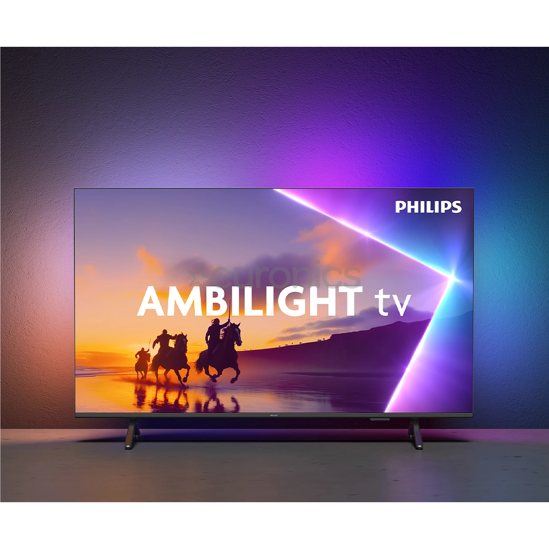 Philips PUS8510, 75'', 4K UHD, QLED, matte black - TV