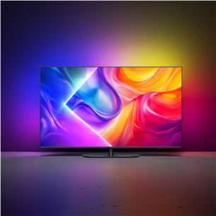 Philips The One PUS9010, 43'', 4K UHD, QLED, черный - Телевизор