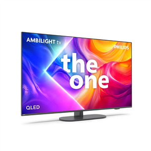 Philips The One PUS9010, 43'', 4K UHD, QLED, черный - Телевизор