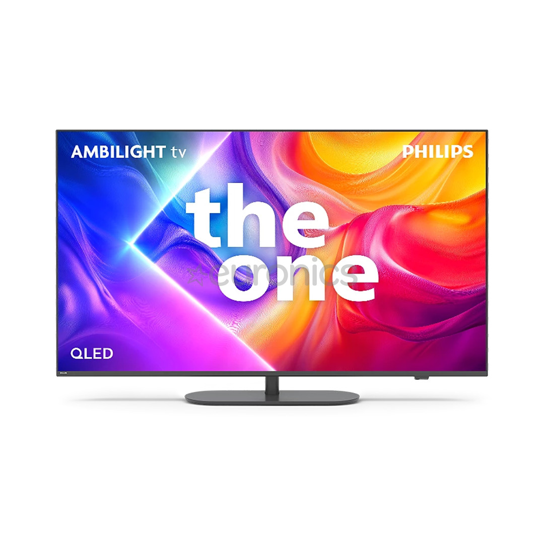 Philips The One PUS9010, 55'', 4K UHD, QLED, melna - Televizors