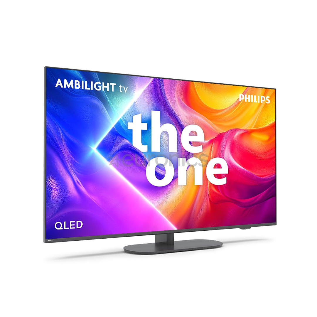 Philips The One PUS9010, 50'', 4K UHD, QLED, melna - Televizors