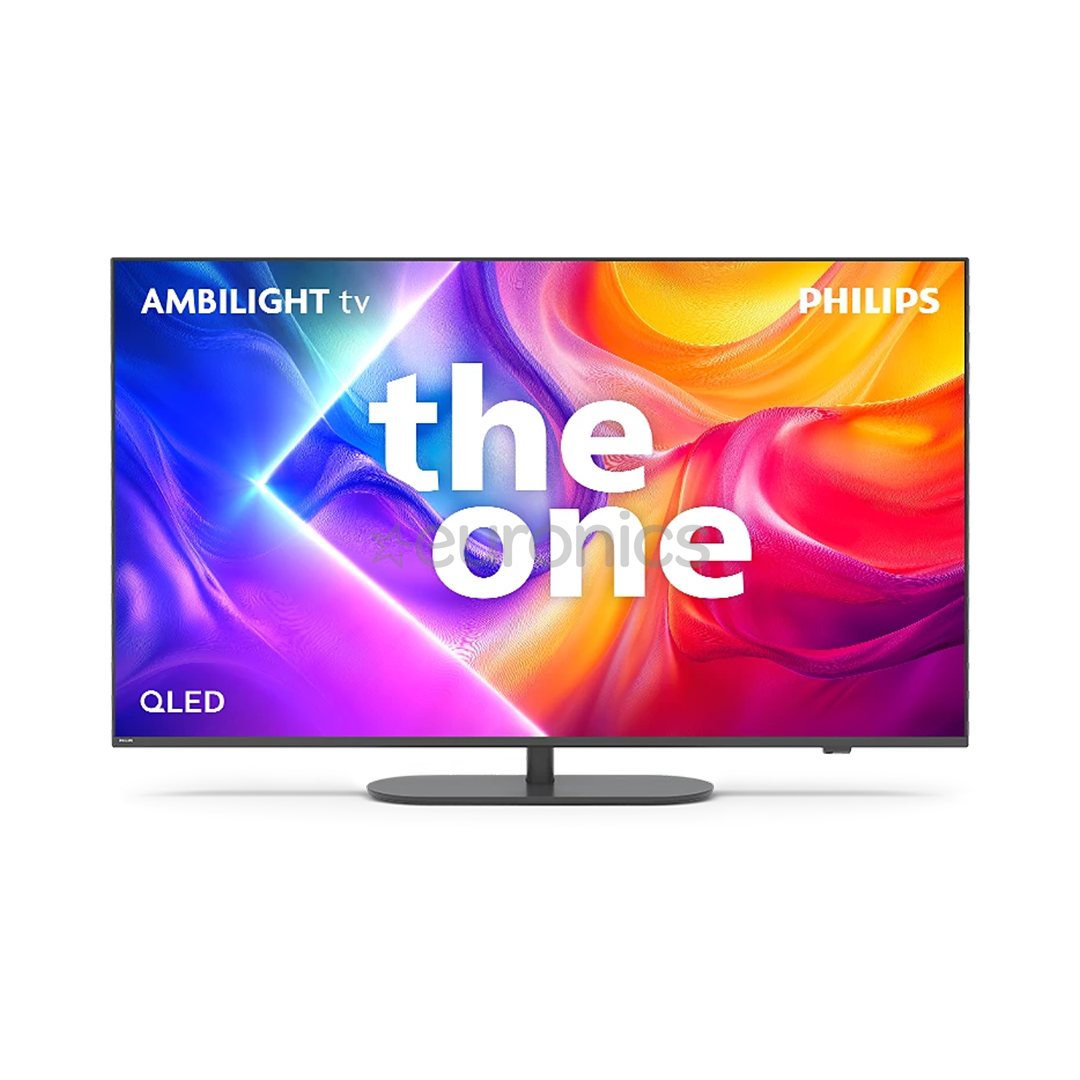 Philips The One PUS9010, 65'', 4K UHD, QLED, черный - Телевизор