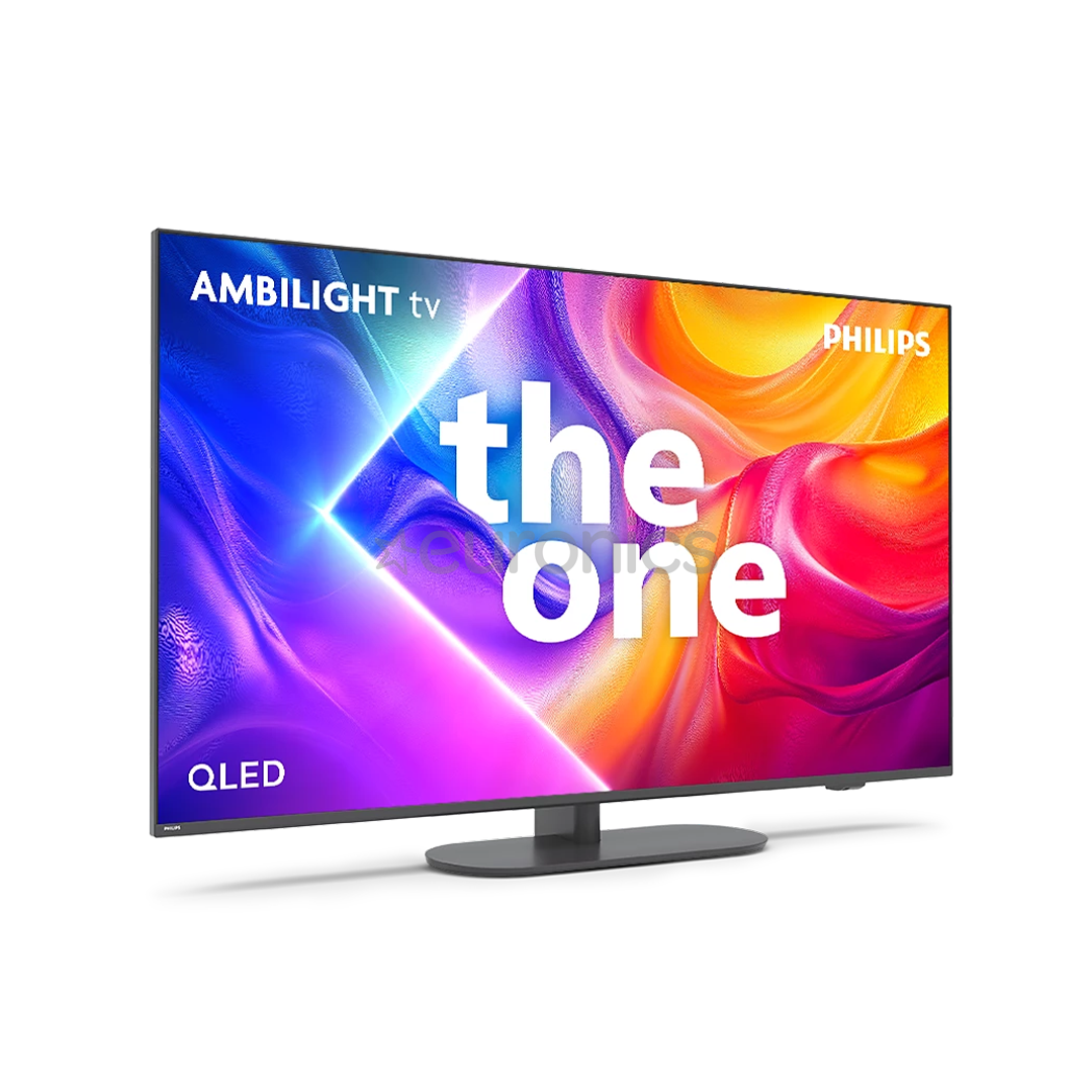 Philips The One PUS9010, 65'', 4K UHD, QLED, черный - Телевизор