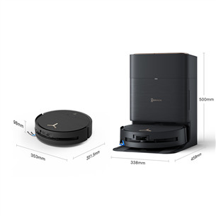 Ecovacs Deebot X9 PRO OMNI, сухая и влажная уборка, черный - Робот-пылесос