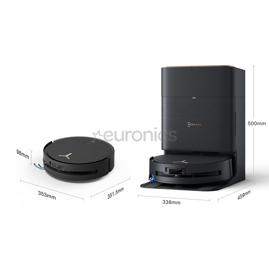 Ecovacs Deebot X9 PRO OMNI, сухая и влажная уборка, черный - Робот-пылесос