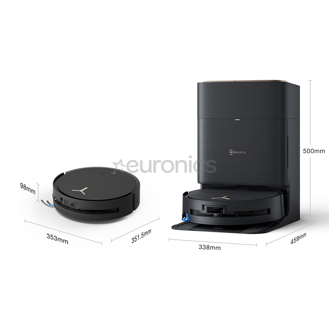 Ecovacs Deebot X9 PRO OMNI, wet & dry, black - Robot vacuum cleaner