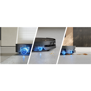 Ecovacs Deebot X9 PRO OMNI, wet & dry, black - Robot vacuum cleaner