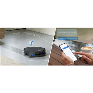 Ecovacs Deebot X9 PRO OMNI, wet & dry, black - Robot vacuum cleaner
