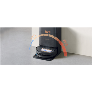 Ecovacs Deebot X9 PRO OMNI, wet & dry, black - Robot vacuum cleaner