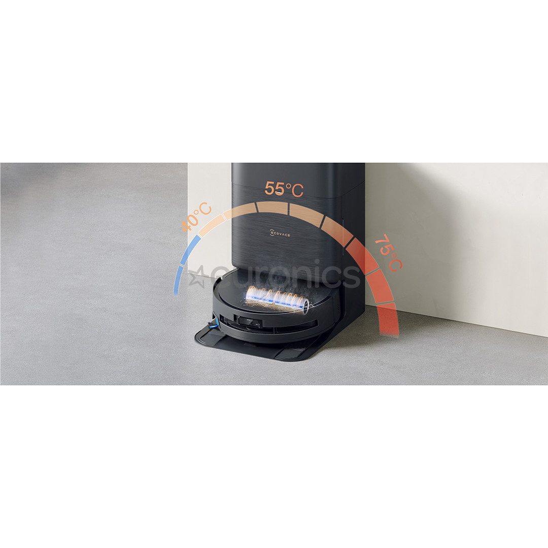 Ecovacs Deebot X9 PRO OMNI, сухая и влажная уборка, черный - Робот-пылесос