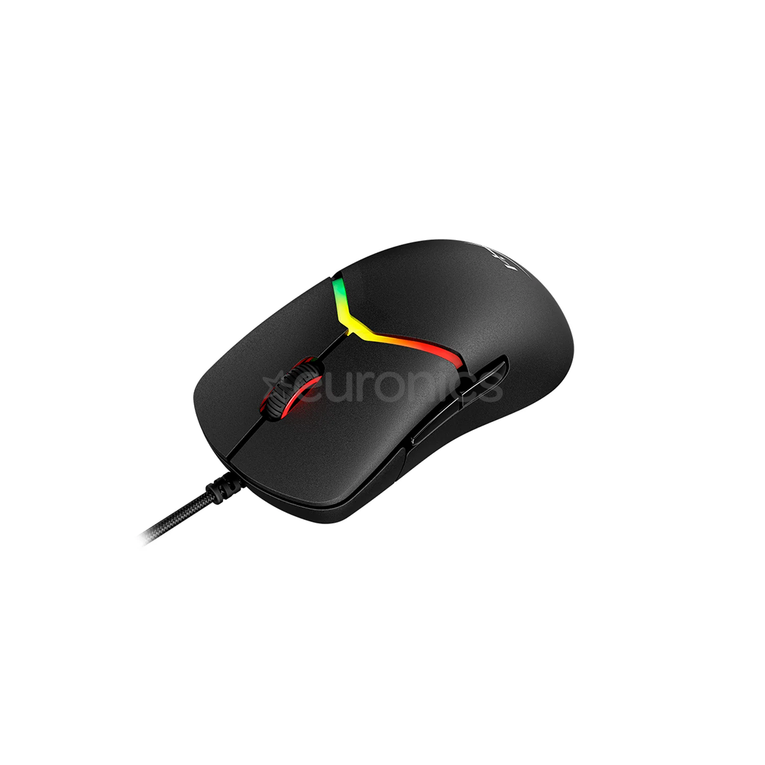 HyperX Pulsefire Saga, melna - Bezvadu pele