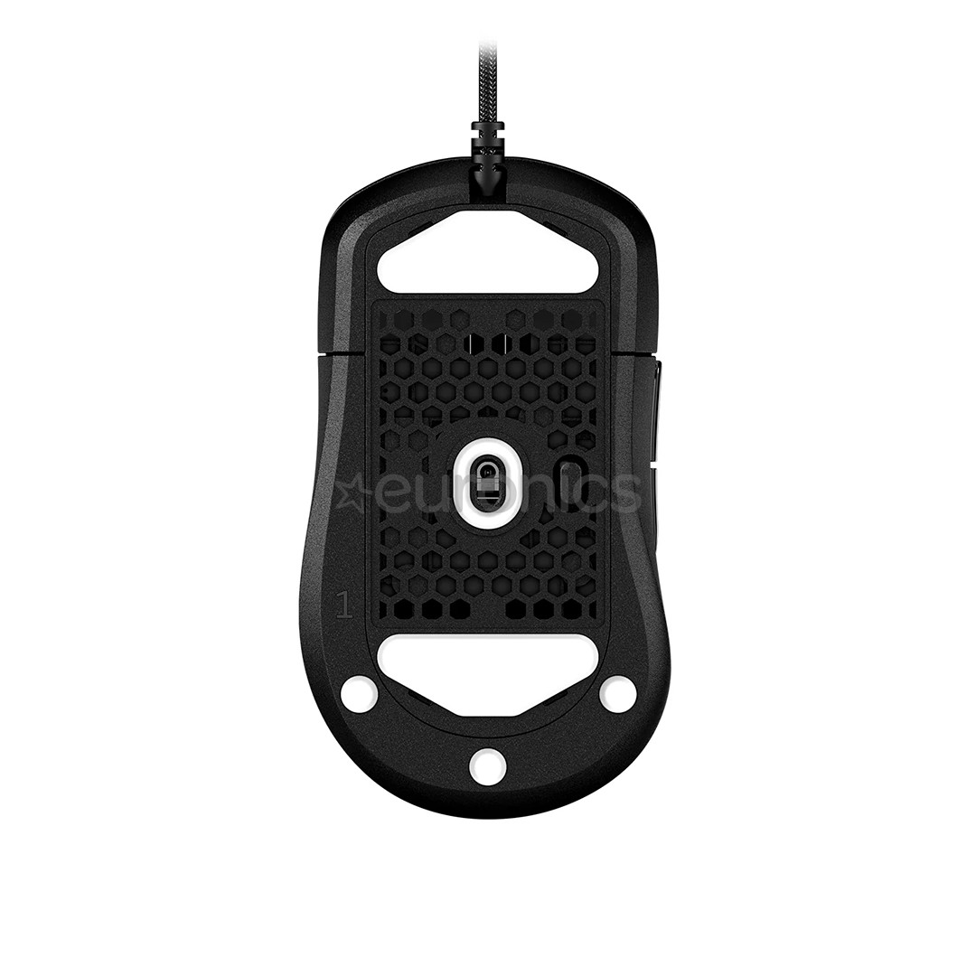 HyperX Pulsefire Saga, melna - Datorpele ar vadu