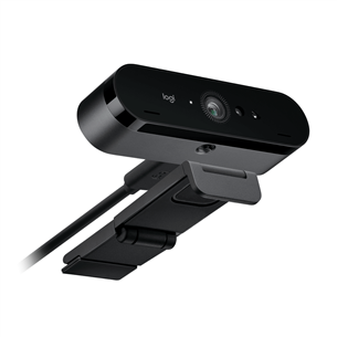 Logitech Brio 4K, melna - Vebkamera