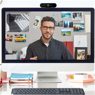 Logitech Brio 4K, melna - Vebkamera