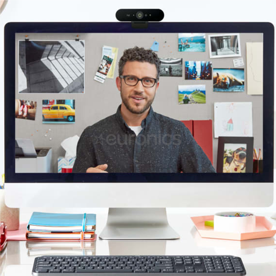Logitech Brio 4K, melna - Vebkamera