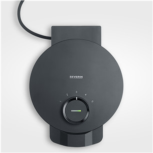 Severin, 1000 W, black - Waffle maker