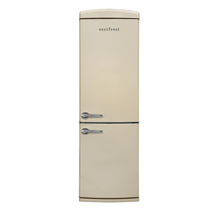 Vestfrost, No Frost, 331 L, height 191 cm, beige - Refrigerator VR-FB373-2E2BG