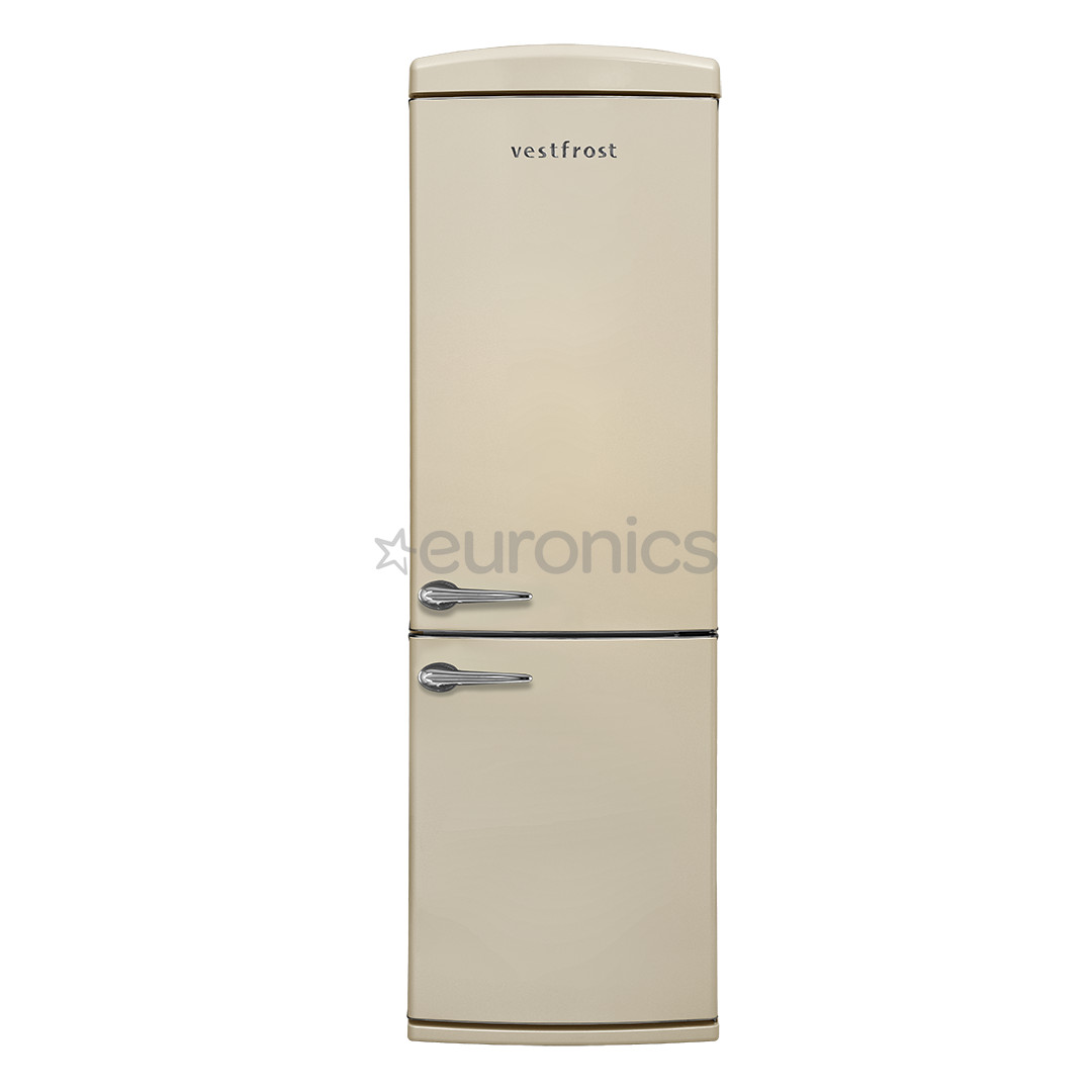 Vestfrost, No Frost, 331 L, height 191 cm, beige - Refrigerator